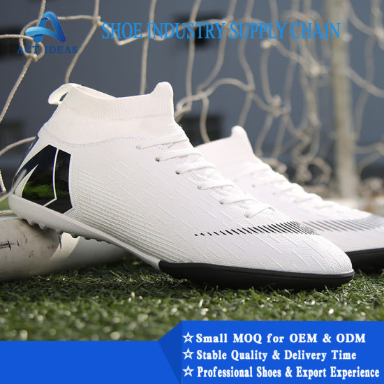 China Factory Wholesale Cheap Soccer Cleats, High Quality New Band Soccer Shoes
