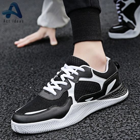 2019 Fashion Leather Man Shoe Sneaker Sport Shoes for Men