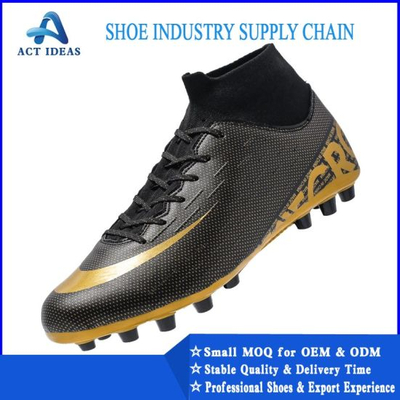 Professional OEM Customize Brand Comfortable Cheap Men′s Soccer Shoes