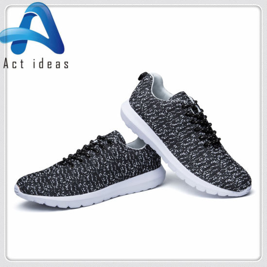 Fly Knitting Upper Hot Sale Men Sports Shoes on Amazon