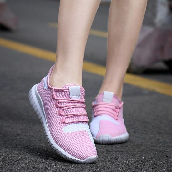 2019 New Fashion Soft Elastic Sport Running Shoes Casual Cool Women Shoes and Breathable