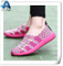 China Factory Women Handmade Woven Weave Shoes with Strap
